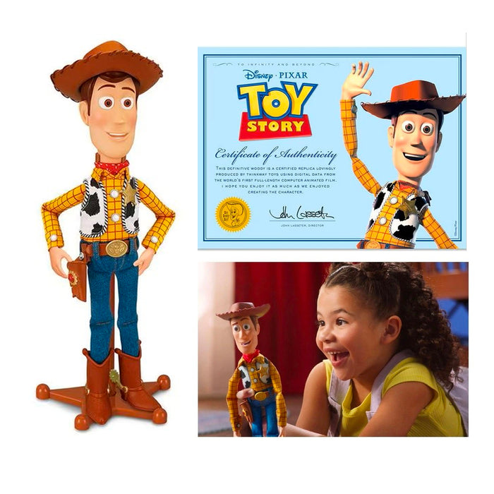Woody Sheriff Cowboy Talking Figure Toy Story Signature Collection With Holster