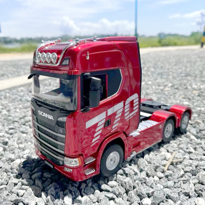 Red 1/18 Scale Rc Scania 770s Truck Rtr 2.4G remote Light & Sound Full FunctionLight