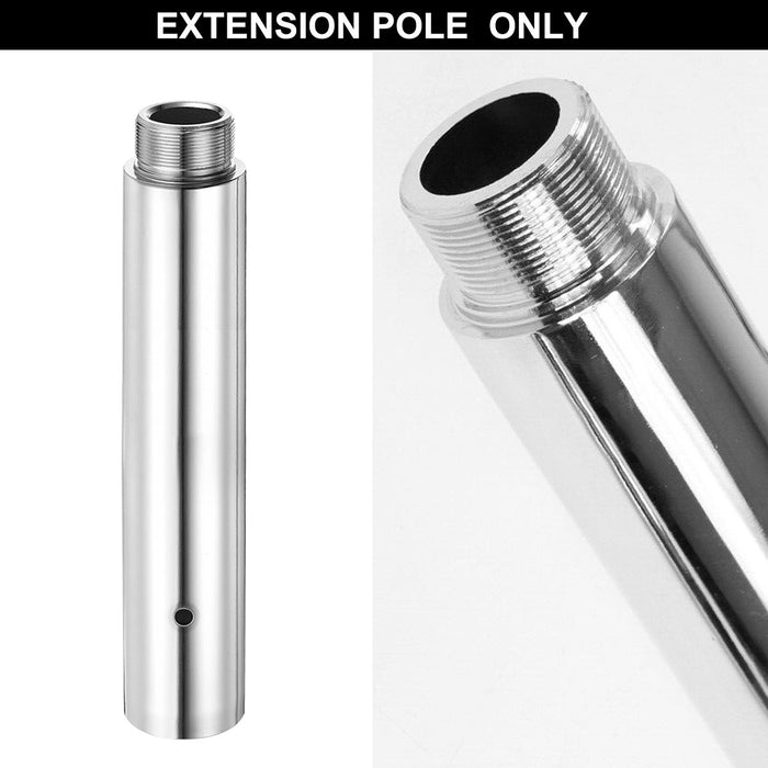 Chrome 28cm Dancing Pole Extension High Quality Diameter 45mm Portable AU STOCK