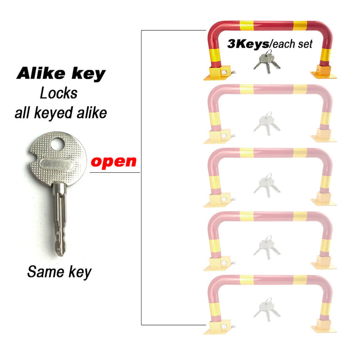 Arch Parking Barrier Fold Down Vehicle Security Locker Keyed Different Or Alike Trade Me