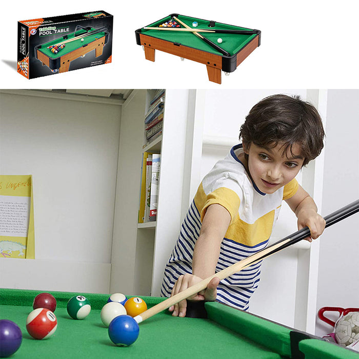 Wooden Mini Snooker Tables Billiards Game Pool Table Set Toy Extra Size For Kids Trade Me