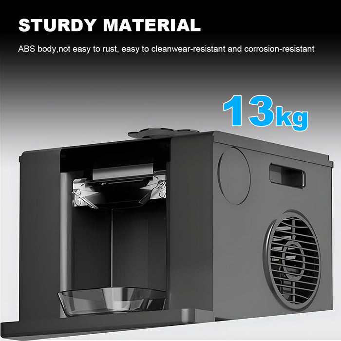 Commercial Snowflake Ice Maker 60kg/Day – Stainless Steel Auto-Clean Ice Shaver Machine with Touch Screen for Restaurants, Dessert Shops, Cafés &amp; Home Use