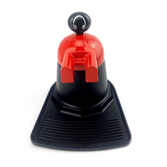 Mornest Red Mini expresso 2 cups ceramics coffee maker set Moka Coffee Maker Italian Classic