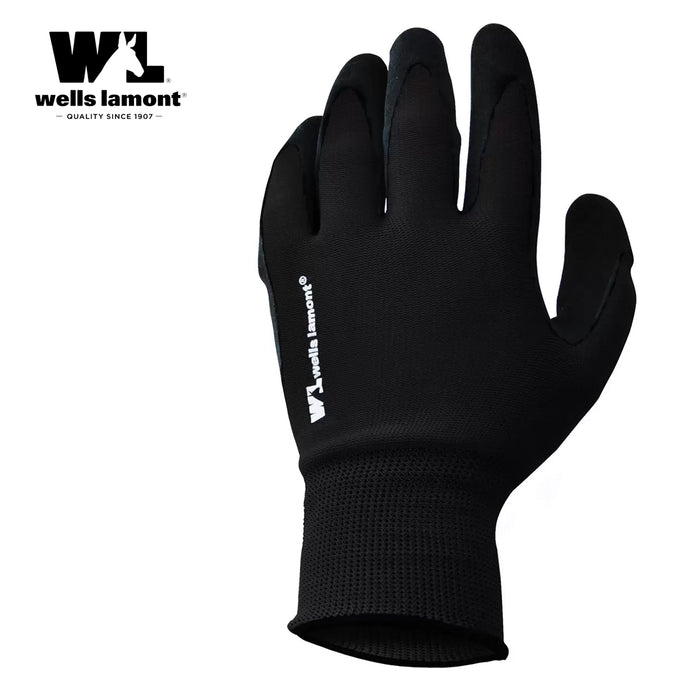 Wells lamont Foam Latex Dipped Work Gloves  Water Repellent 10 Pairs S/M/L