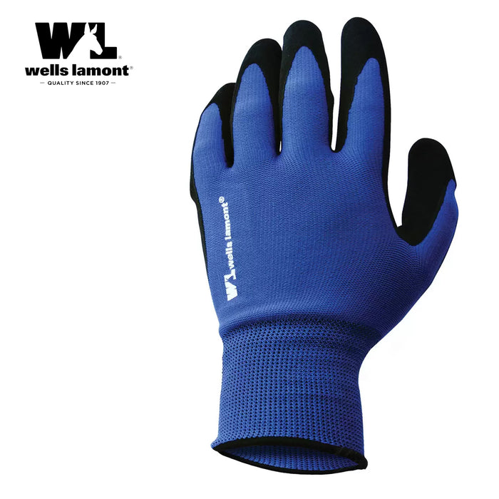 Wells lamont Foam Latex Dipped Work Gloves  Water Repellent 10 Pairs S/M/L