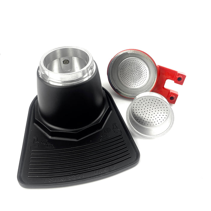 Mornest Red Mini expresso 2 cups ceramics coffee maker set Moka Coffee Maker Italian Classic