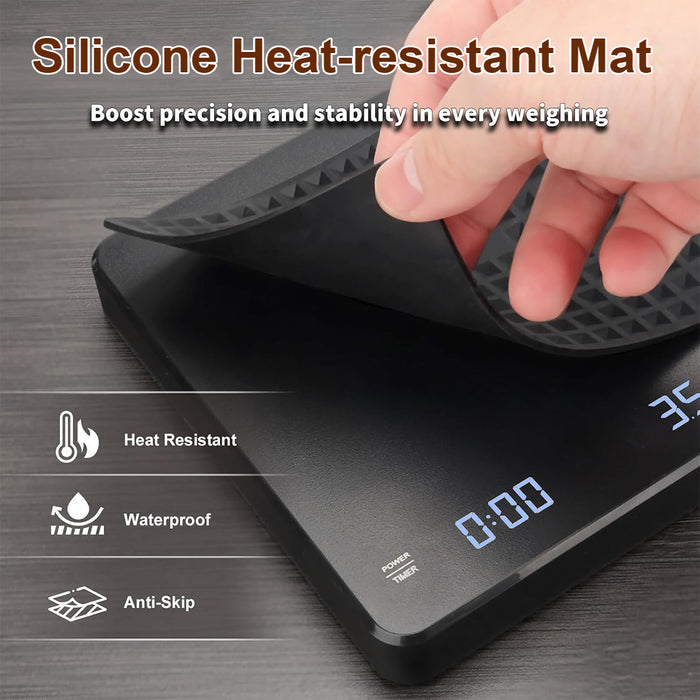 Kitchen Coffee Scales Electronic Digital Timer High Precision Display