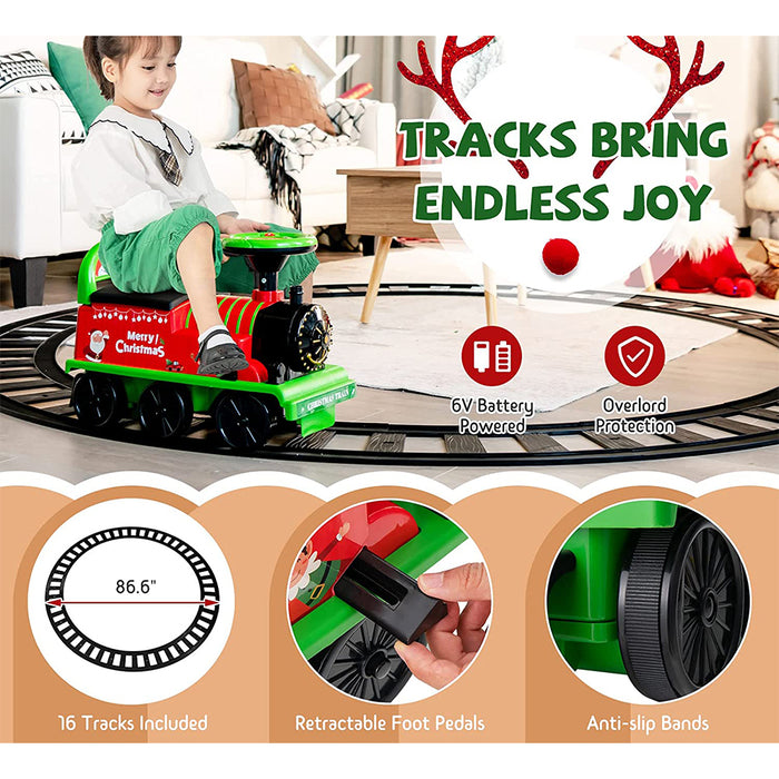 Kids Ride On Train Toy Eelectric Car With Track / Toddler Walker AUSTOCK