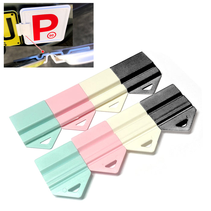 Clip It On Plate Clips Licence P/L for Car Number plate easy to use 4 colors