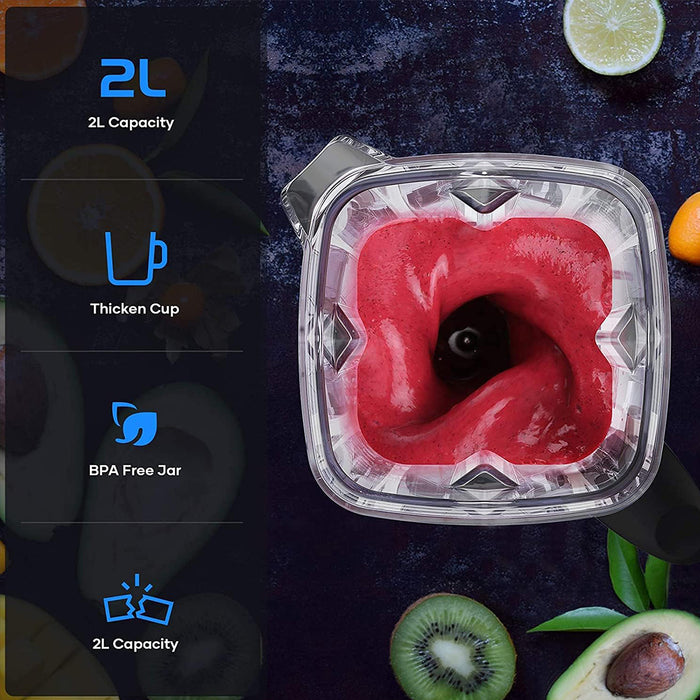 Home 2L Commercial Blender Smoothie Juicer Mixer Food Processor Ice Crush