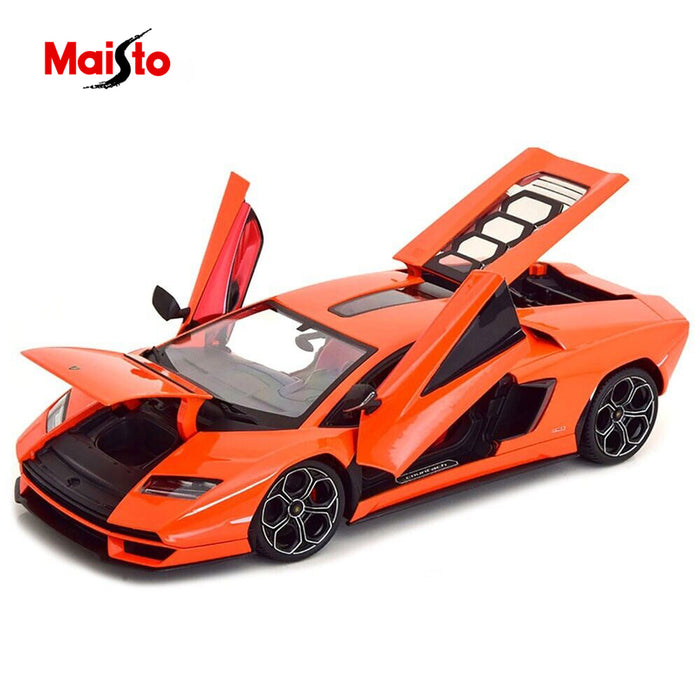 Maisto 1:18 Metallic Diecast +Plastic Part Lamborghini Countach LPI 800-4