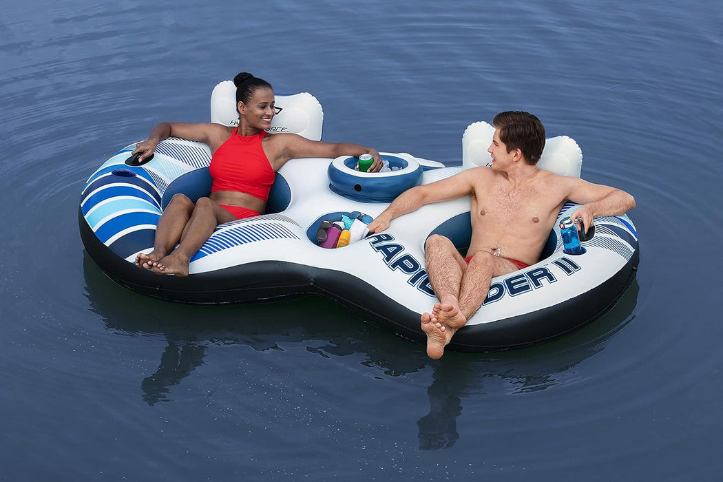 Bestway Double tube seats Tube Multicolored Vinyl Hydro-Force Inflatable Rapid Rider