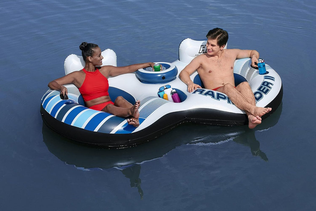 Bestway Double tube seats Tube Multicolored Vinyl Hydro-Force Inflatable Rapid Rider