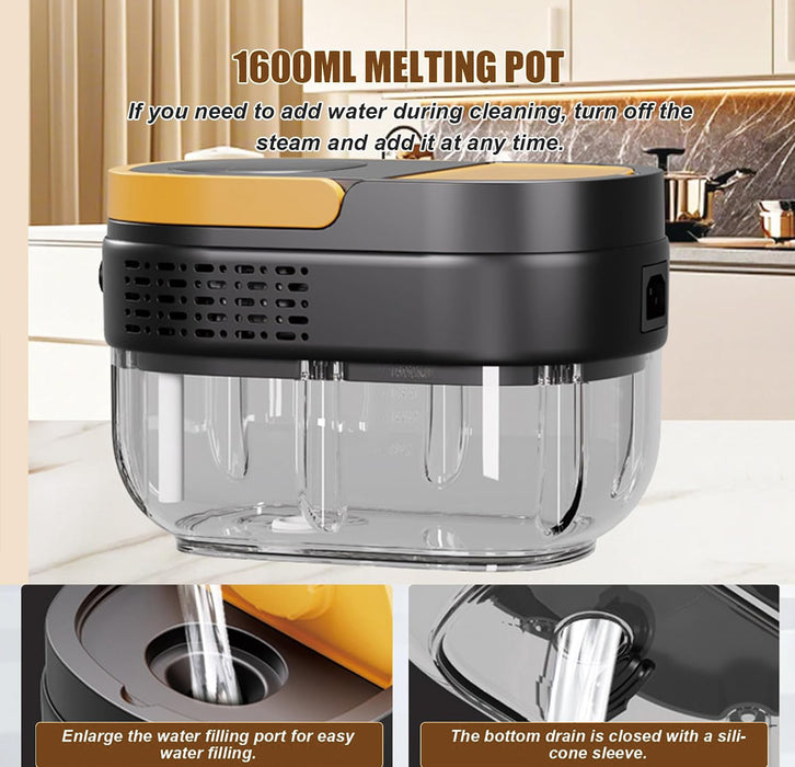 Handheld Steam Cleaner with 10-Piece Accessories, 3-Speed Adjustable Handle, Multi-Surface High-Pressure Steam Chemical-Free Cleaning