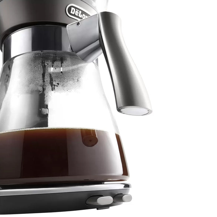 DeLonghi 1.2L Clessidra 2 In 1 Drip & Pour-Over Coffee Machine Coffee Maker ICM17210 10cups