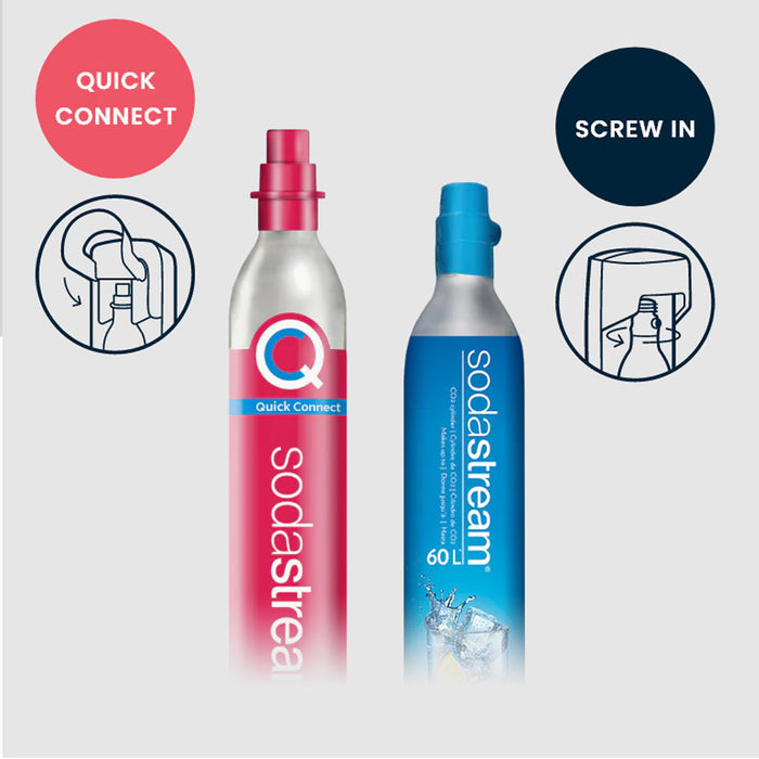 SodaStream Terra Sparkling Water Maker Quick Connect Co2 Technology Family Pack