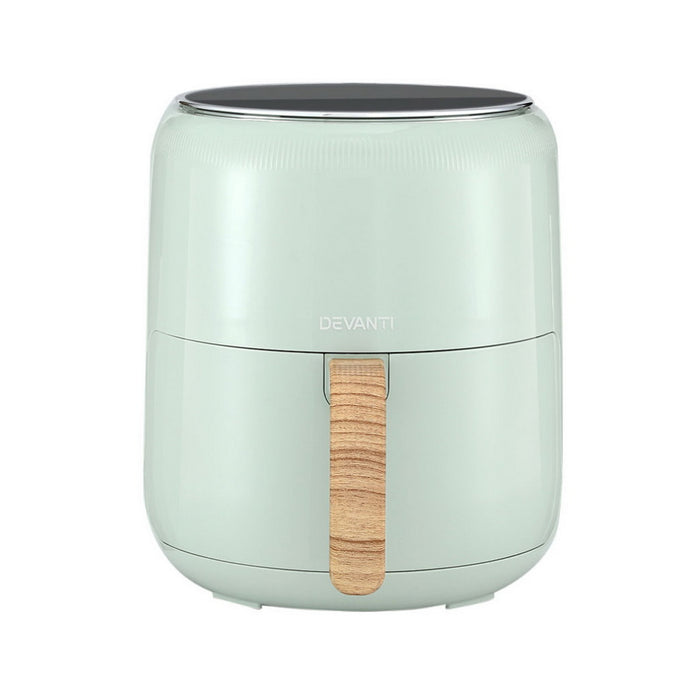 Devanti 5L Air Fryer Touch Control 1700W Green