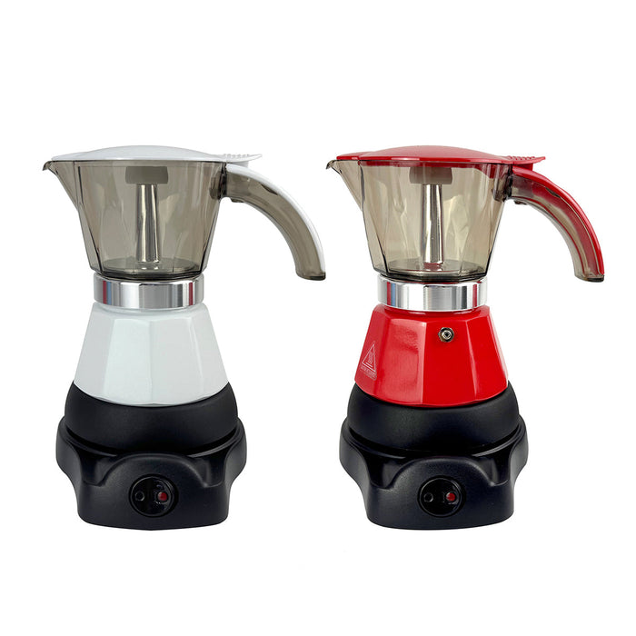 Electric Moka Coffee Maker Auto Power Off Home Espresso Italian Classic 3Cups Trade Me