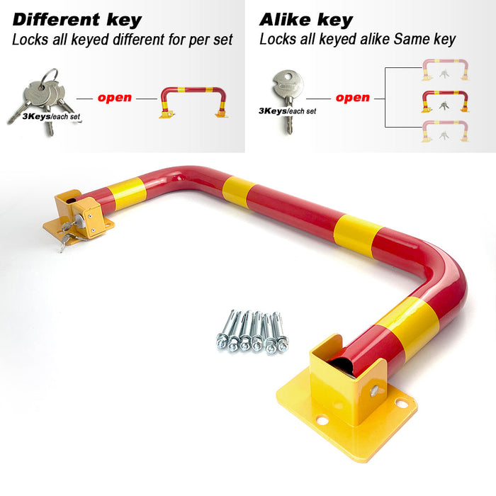 Arch Parking Barrier Fold Down Vehicle Security Locker Keyed Different Or Alike Trade Me