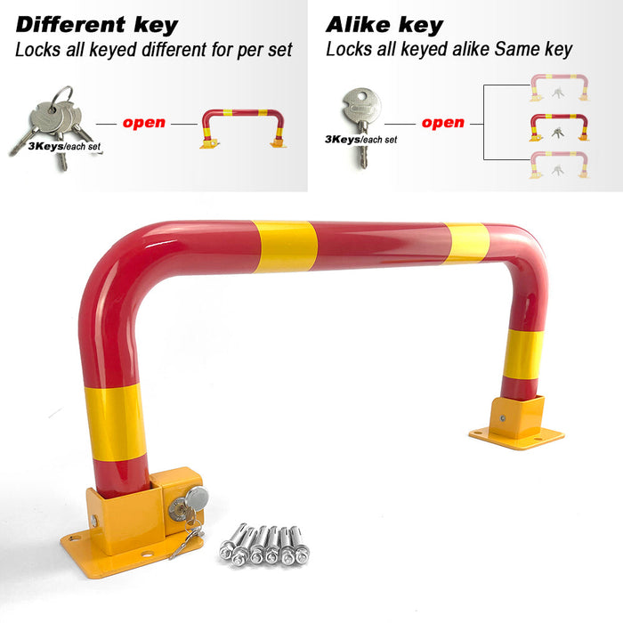 Arch Parking Barrier Fold Down Vehicle Security Locker Keyed Different Or Alike Trade Me