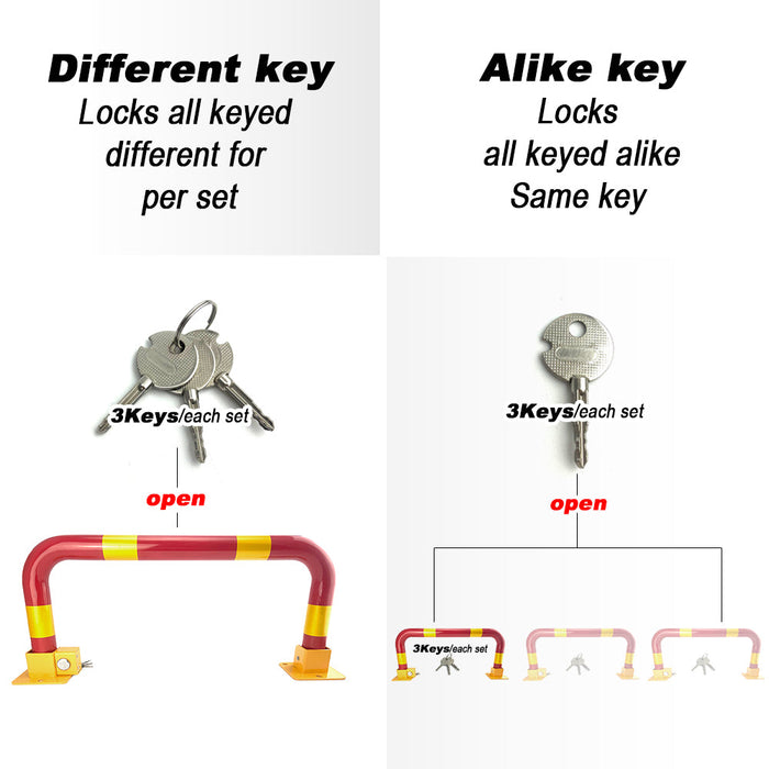 Arch Parking Barrier Fold Down Vehicle Security Locker Keyed Different Or Alike Trade Me