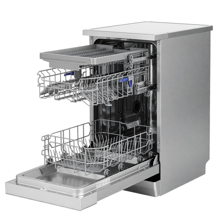 Devanti 10 Place Settings Freestanding Dishwasher Silver