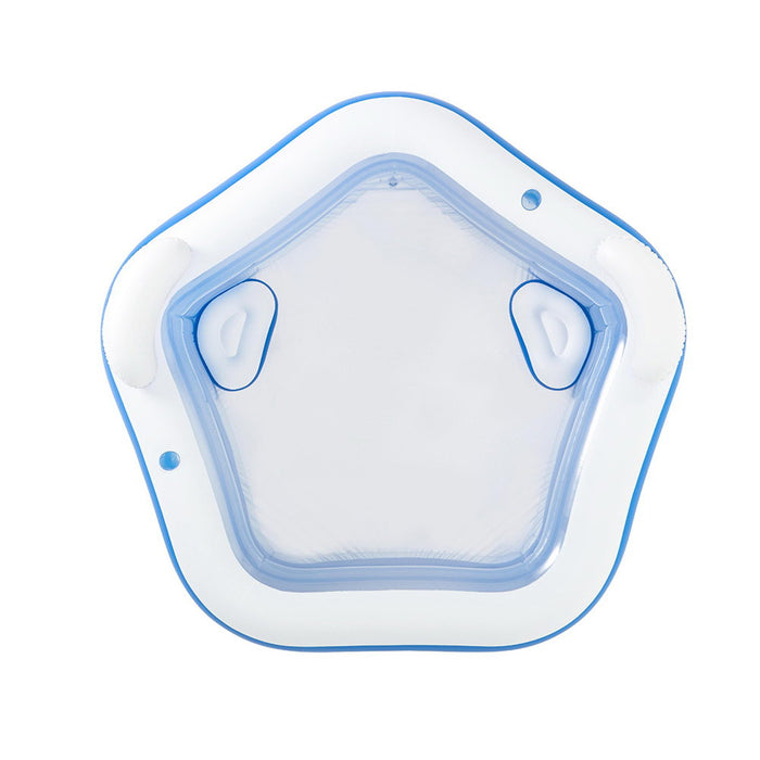 Bestway Kids Inflatable Pool Above Ground Pools Seat Cushions Cup Holder 213x206cm