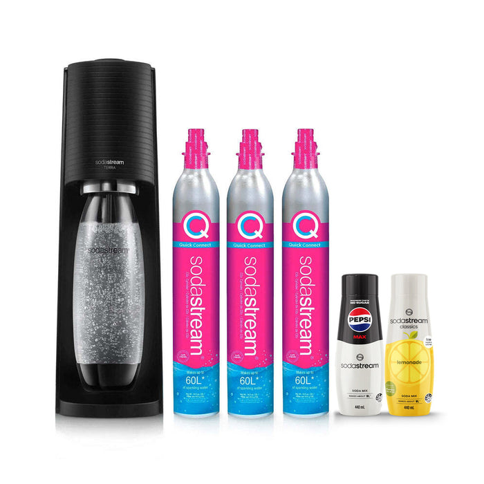 SodaStream Terra Sparkling Water Maker Co2 Technology Quick Connect 2Color AU STOCK
