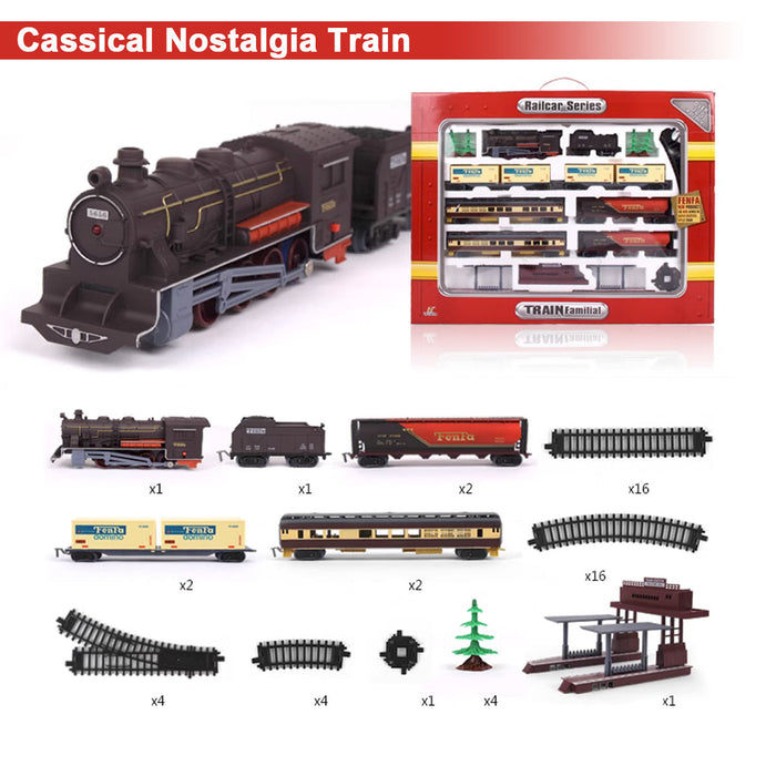 Electric Classic/Modern Toy Train Set Vehicle Rail Track Carriages Kids Trade Me