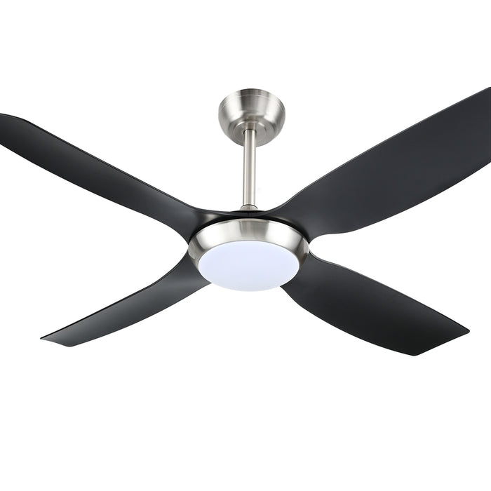 Devanti 52'' Ceiling Fan DC Motor w/Light w/Remote Black
