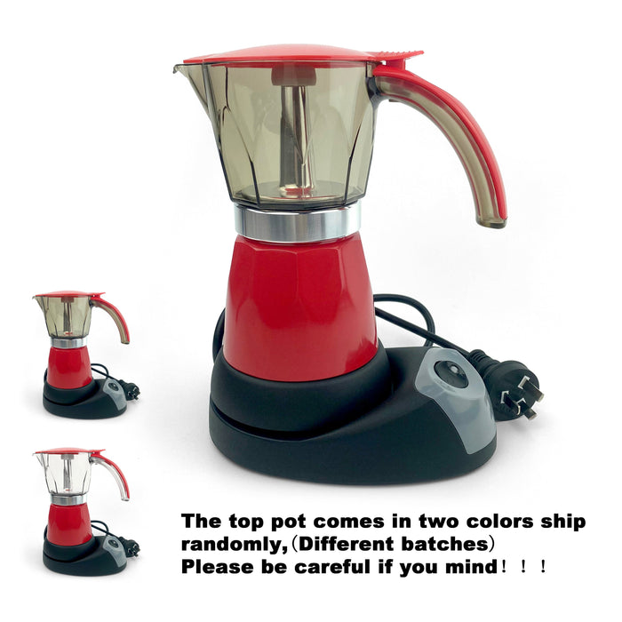 Electric Moka Coffee Maker Espresso Machine Italian Classic 6 Cups Auto Power Trade Me
