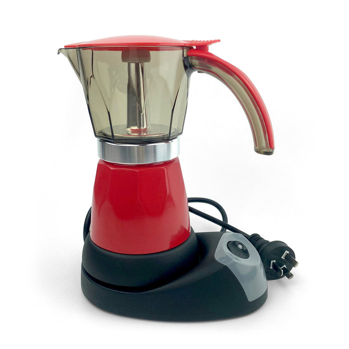 Electric Moka Coffee Maker Espresso Machine Italian Classic 6 Cups Auto Power Trade Me