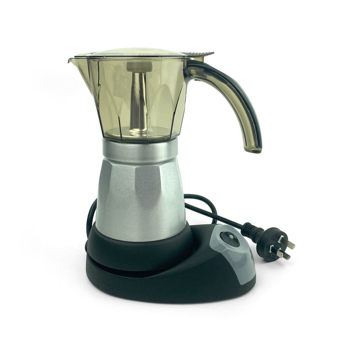 Electric Moka Coffee Maker Espresso Machine Italian Classic 6 Cups Auto Power Trade Me
