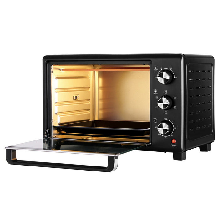 Devanti 30L Convection Oven Electric Fryer Ovens 1600W