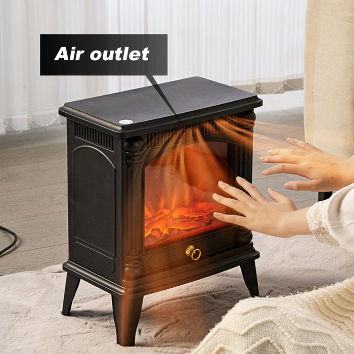 Electric Fireplace FreeStanding Heater Lightweight Up to 20m² Realistic 3D Flame Trade Me