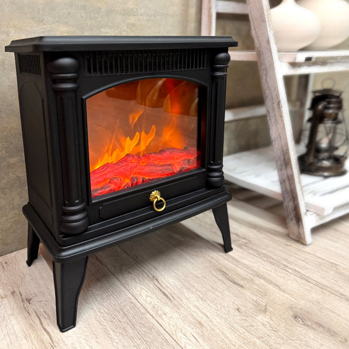 Electric Fireplace FreeStanding Heater Lightweight Up to 20m² Realistic 3D Flame Trade Me