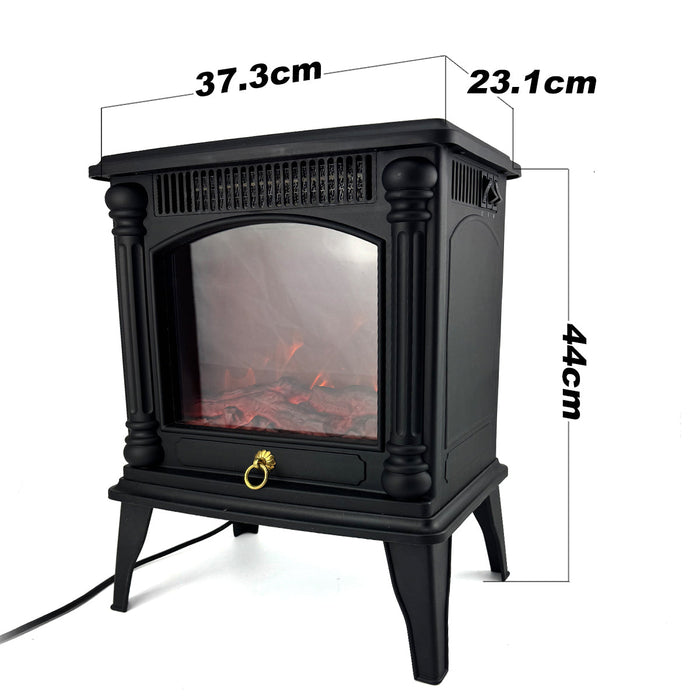 Electric Fireplace FreeStanding Heater Lightweight Up to 20m² Realistic 3D Flame Trade Me