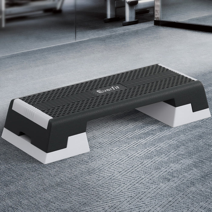 Everfit 3 Level Aerobic Step Adjustable Stepper for Home Workouts
