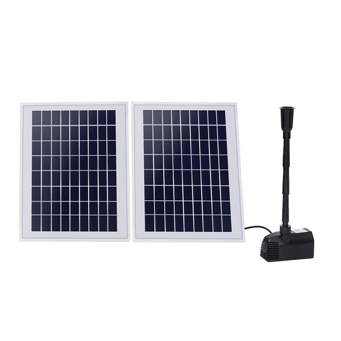 Gardeon Solar Pond Pump Submersible Water Fountain Kit with 2 Panels 1600L/H