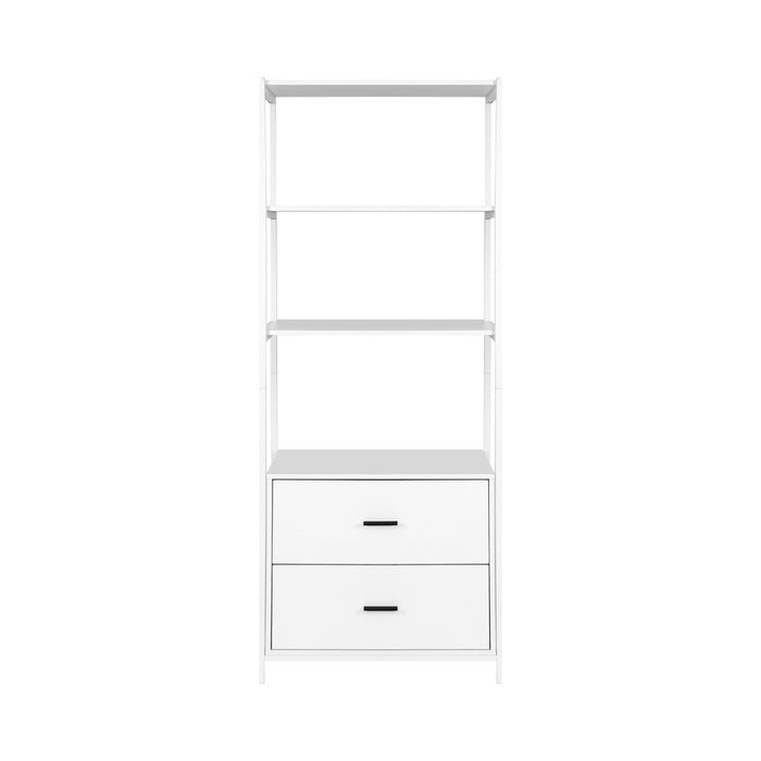Artiss Bookshelf Display Shelf 2 Drawers 152CM White