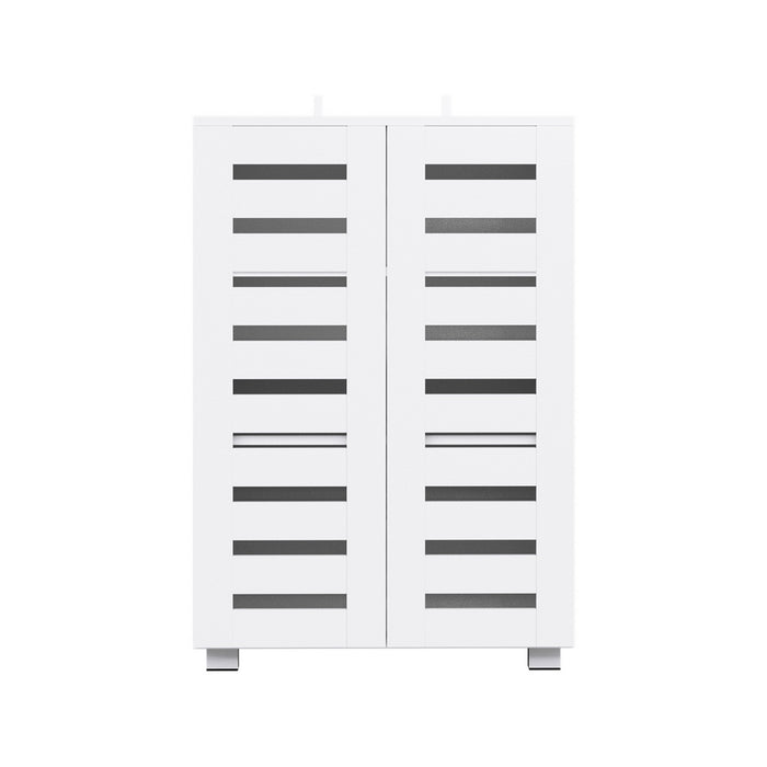 Artiss Shoe Rack Storage Cabinet 20 Pairs 5-tier White Alster