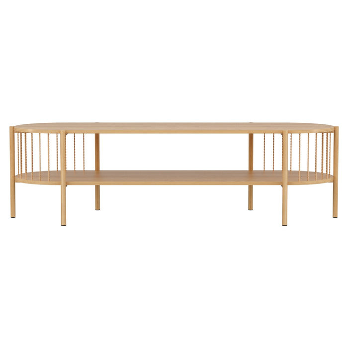 Artiss TV Unit Entertainment Unit Storage Shelf 148cm Pine