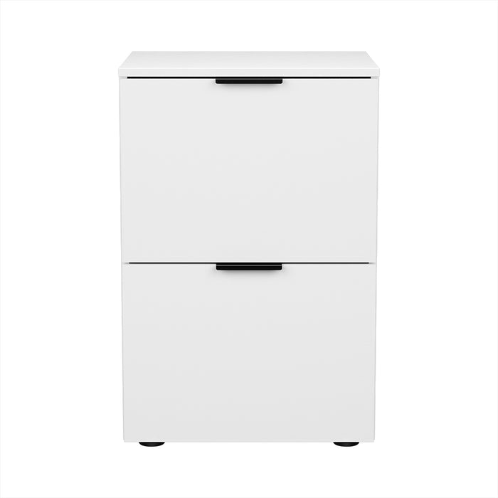 Artiss Filing Cabinet Files Storage Office Shelves File Organiser White 2 Drawer