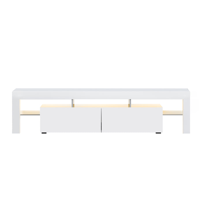 Artiss Entertainment Unit TV Cabinet LED 189cm White Elo