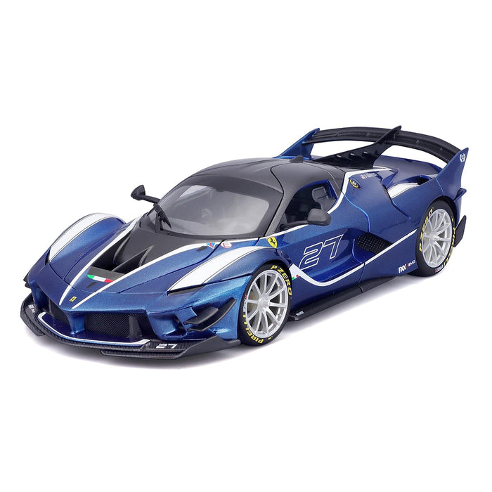 Maisto 1:18 Ferrari FXX-K EVO Blue Car Model Metallic Diecast With Plastic Part