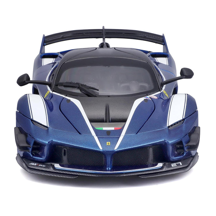 Maisto 1:18 Ferrari FXX-K EVO Blue Car Model Metallic Diecast With Plastic Part