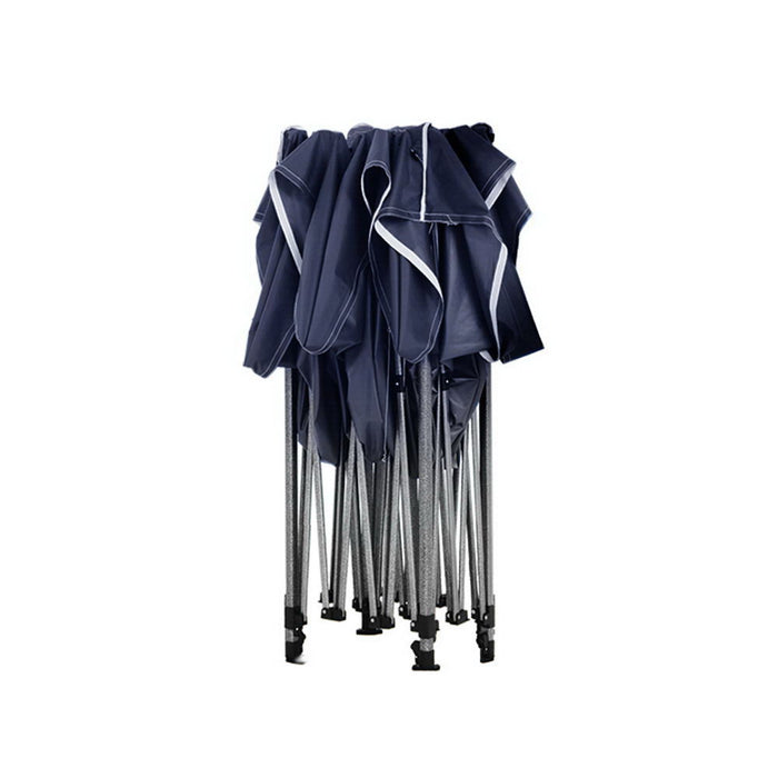 Instahut Gazebo Pop Up Marquee 3x6 Folding Tent Gazebos Camping 500D Oxford Navy