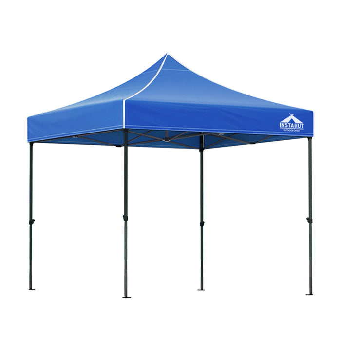 Instahut Gazebo Pop Up Marquee 3x3 Folding Tent Outdoor Camping 500D Oxford Blue