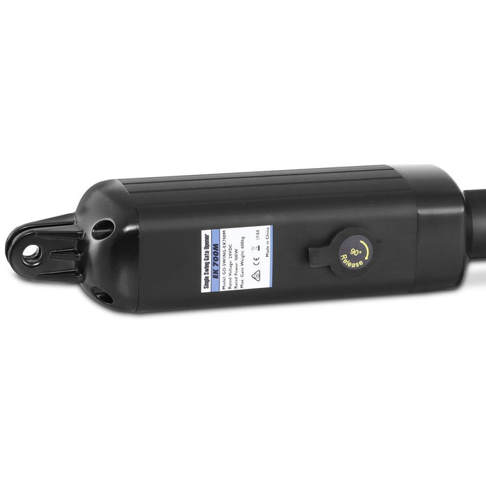 Lockmaster Single Swing Gate Opener 600KG 40W Solar Panel