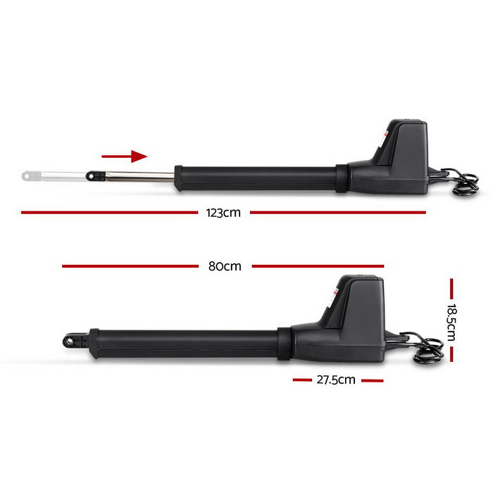 Lockmaster Dual Swing Gate Opener 800KG 40W Solar Panel